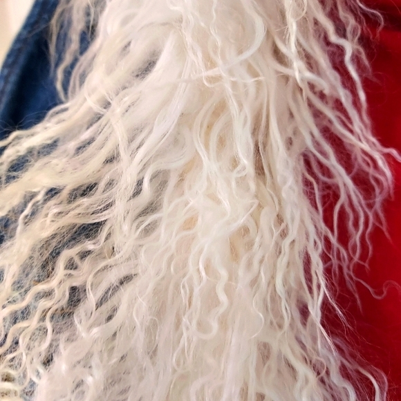 Mongolian Lambswool Jean Vest by Dena New York: Made in USA. NWT. - Picture 3 of 12